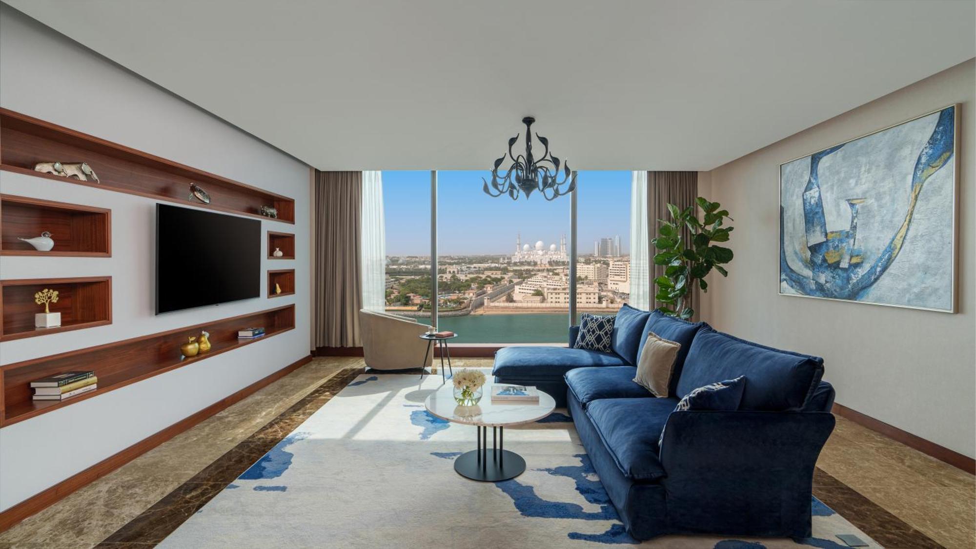 Fairmont Bab Al Bahr Hotel Abu Dhabi Exterior foto Living room