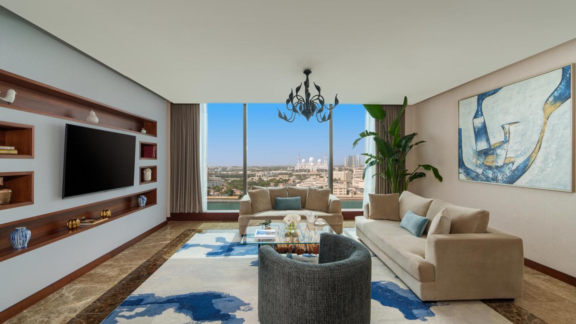 Fairmont Bab Al Bahr Hotel Abu Dhabi Exterior foto A living room in a typical apartment