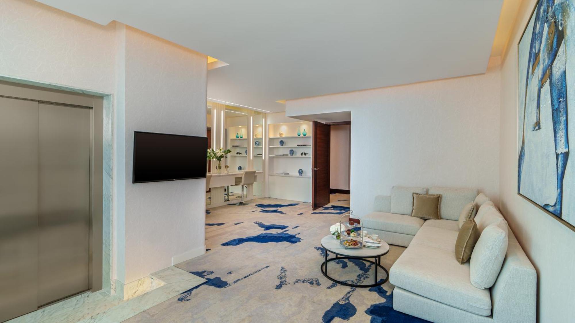 Fairmont Bab Al Bahr Hotel Abu Dhabi Exterior foto A suite at the hotel