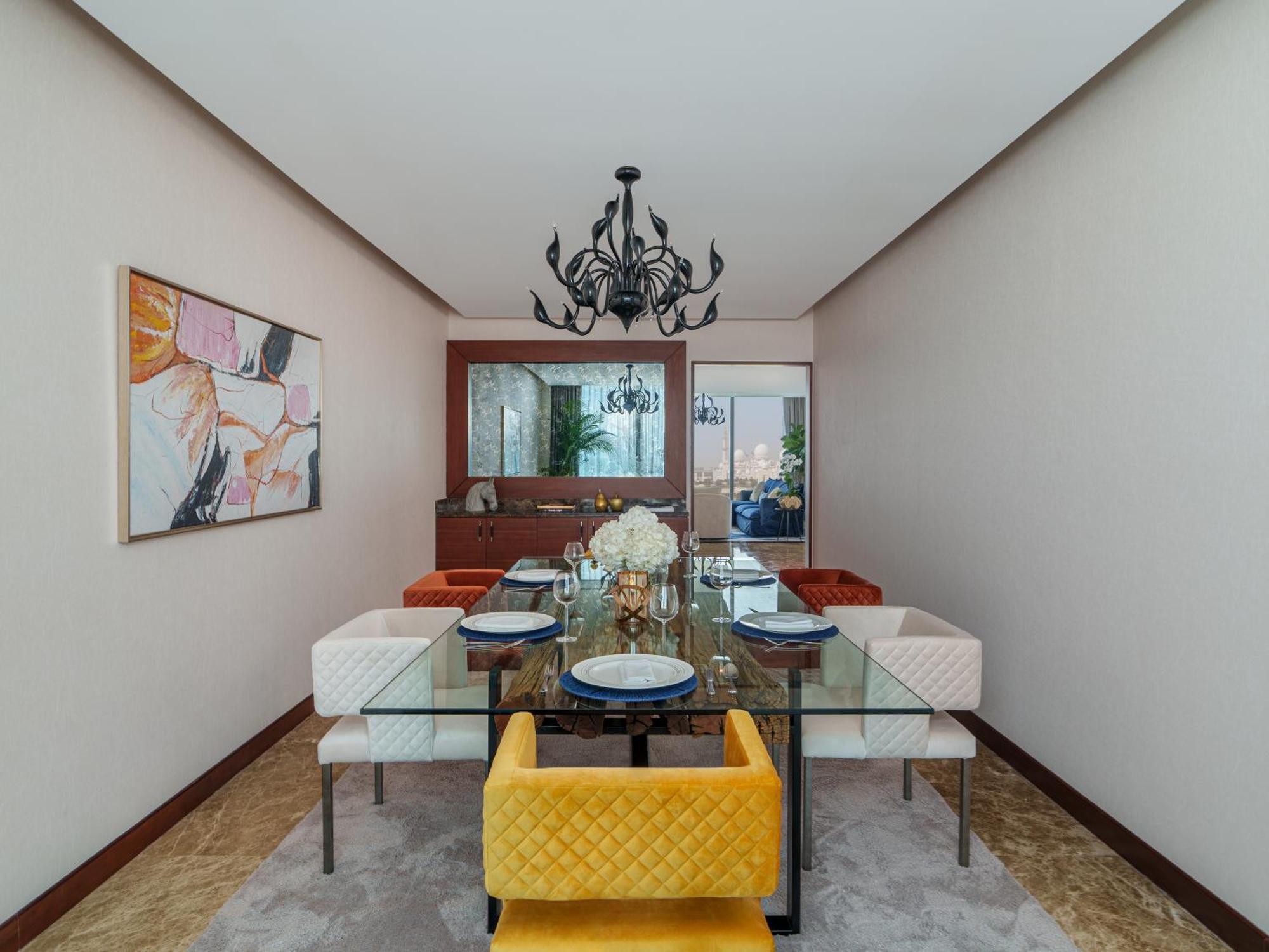 Fairmont Bab Al Bahr Hotel Abu Dhabi Exterior foto Dining room